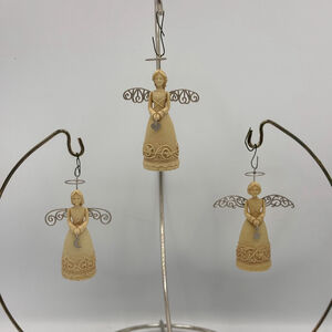 Vintage Hallmark Keepsake Christmas Tree Ornament Angels Of Virtue 3 Piece Set